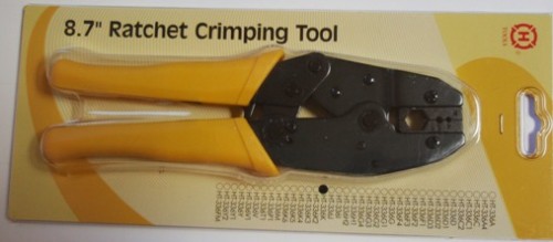 HT-336K 8.7&quot; Ratchet Hex Crimping Tool for RG316 RG174 RG179 RG213 LMR400 RG8 RG11 Coax Cables Hanlong Ratcheting operation reduces hand fatigue
Accommodates RG316 RG174 RG179 RG213 LMR400 RG8 RG11 Cables
Laminated steel construction
Contoured handle
Lifetime Warranty
