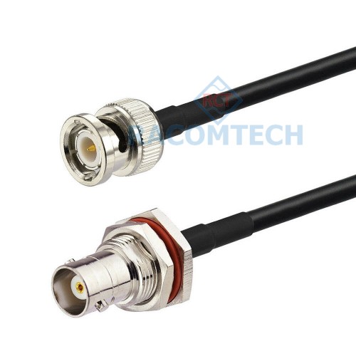 BNC female to BNC male LMR195 Times Microwave Coax Cable RoHS Feature:

Impedance: 50 ohm
Low loss:  100 pcs)
