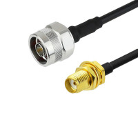 N male to SMA male LL195 LMR195 equiv Coax Cable RoHS