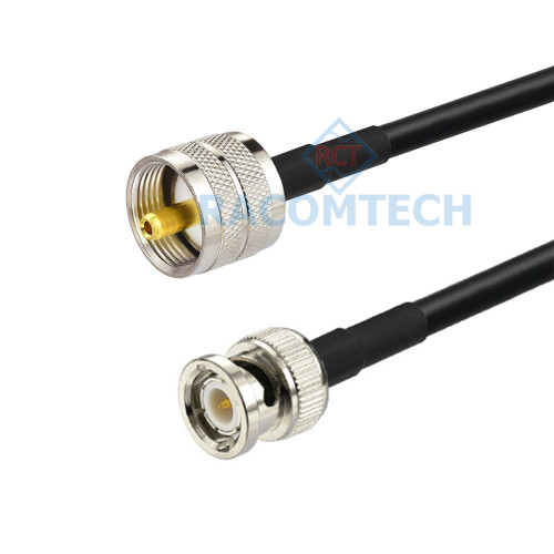  RG58 Cable   UHF/ Male - BNC/ male  Feature:

Impedance: 50 ohm
Low loss: 