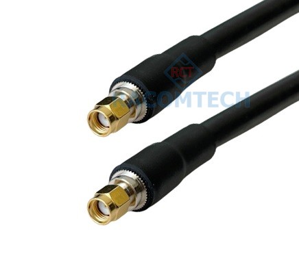 Times   LMR400  RP-SMA_(M) - RP-SMA (M)  3M -15M TIMES MICROWAVE LMR 400  CABLES
Impedance: 50 ohm
Cable loss with connectors: 0.22dB/M @ 2.4GHz
Jumper assemblies in wireless communication systems like D-link wireless Bridge, Cisico AP, 
Short antenna feeder runs.
Any application requiring an easily routed low loss RF cable. (e.g. GPS, WLAN, WiMax and Mobile.)
Drop-in replacement for RG213 and RG214.
ANY Cable Length: 3M  up to 30M
All of our cables are tested  before sending to our customers!
