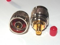 N Plug (male) to RP-SMA socket  (pin) Adapter