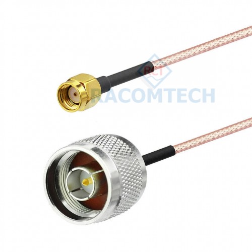  RG316 N Male to RP_SMA Plug RG316 flexible 50 Ohm coax cable with FEP jacket is rated for a 3 GHz maximum operating frequency. This 50 Ohm 0.098 inch diameter and flexible coax cable is built with a shield count of 1