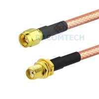 RG142 Cable   SMA / Male - SMA / Female