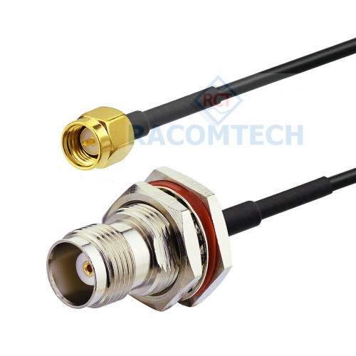 BNC female to SMA male LMR100  Coaxial  Cable  RoHS Impedance: 50 ohm,
Low loss: 