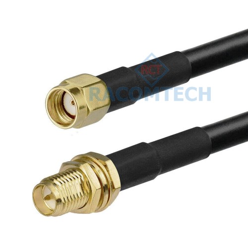  RG223 Cable RP-SMA male to RP-SMA female Impedance: 50 ohm
Low loss: 