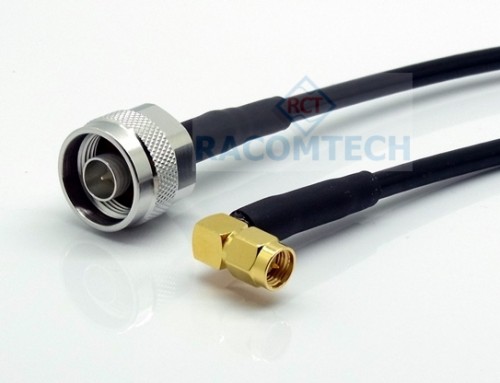 N male to SMA male Right Angle LMR195 Times Microwave Coax Cable RoHS Feature:

Impedance: 50 ohm
Low loss:  100 pcs) 
