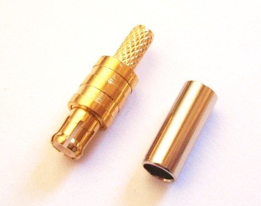 MCX  Crimp Plug (male) for RG316 LMR100 cables MCX  Plug (male) for RG316 LMR100 cables

