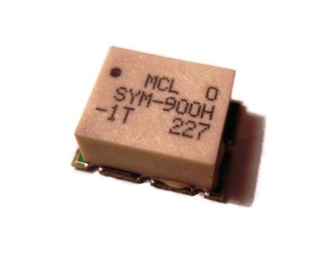 High IP3 Mini-Circuits Frequency Mixer SYM-900H-1T Level +17dBm (LO +17dBm) 2-2700MHz   
Feature:

Wideband:                       2-2700MHz 
High LO Power level         +17dBm 
Low Conversion Loss,       6.5dB typ  (7.2dB@2.7GHz)
High IP3,                         30dBm typ 
High L-R isolation,            38dB typ  (25dB@2.7GHz)

Application:

HF, VHF, UHF Radio, mobile phone, test equipment, WiFi...

 