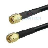 SMA male to SMA male RG58 C/U Mil Spec Coaxial Cable 