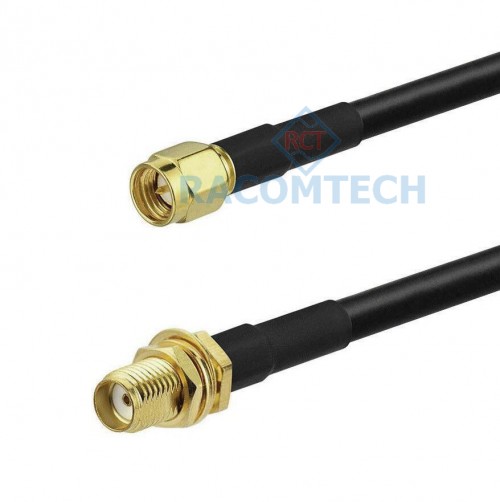 SMA male to SMA female LL195 LMR195 equiv Coax Cable RoHS Feature:

Impedance: 50 ohm
Low loss:  100 pcs)
