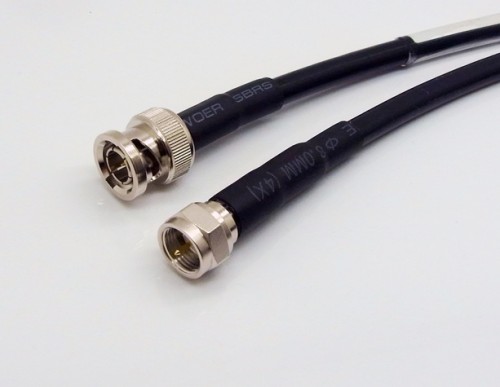 F Male to BNC Male LMR240-75 Times Microwave Coax Cable 75ohm Feature:

Impedance: 75 ohm
Cable loss with connectors: 