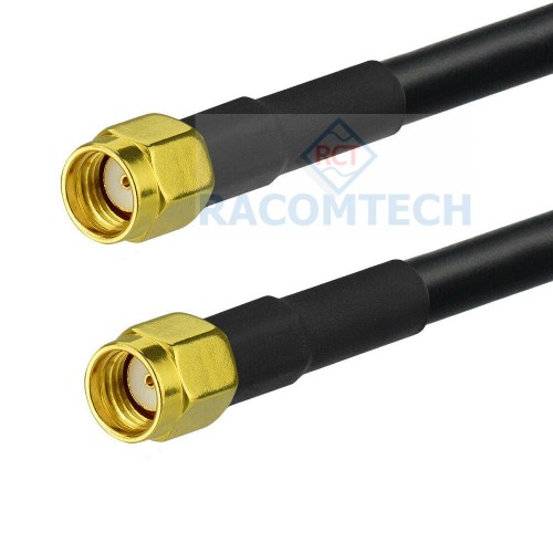 RP-SMA(M) to RP-SMA (M) LMR240-UF equiv Coax Cable   LMR240-UF  ultraflex equiv Coax Cable
Impedance: 50 ohm
Low loss: < 0.51dB/M @ 2.4GHz
