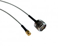 N male to SMA male RG402 Semi Rigid Coax Cable RoHS 12 /18GHz