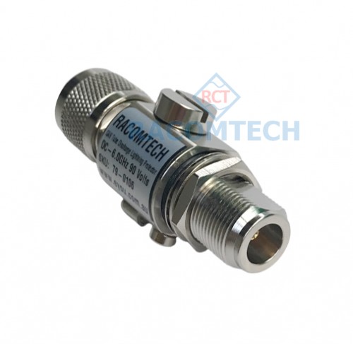 6GHz N Coax GAS Discharge Tube  Lightning Protector  Excellent VSWR
Low Insertion Loss
Small compact size
Multiple Strike Capability
Bi-directional Protection