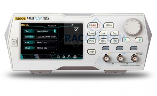 Rigol  DG832 Waveform Generator  High quality one channel function / arbitrary waveform generator with 10 MHz bandwidth, 125 MSa/s and 2 Mpts memory (up to 8Mpts as option).