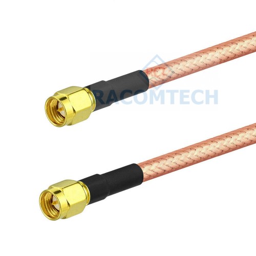  RG400 Cable SMA male to SMA male  Feature:

Impedance: 50 ohm
Low loss: 0.84dB/M@2.4GHz
Jumper assemblies in test equipment systems
M17/84-RG400 Mil-C-17 / 84
High temperature application 