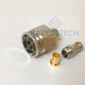 N male Clamp Connector for RG142 RG223 - N male Connector for Sucoflex 104 Cable 18GHz