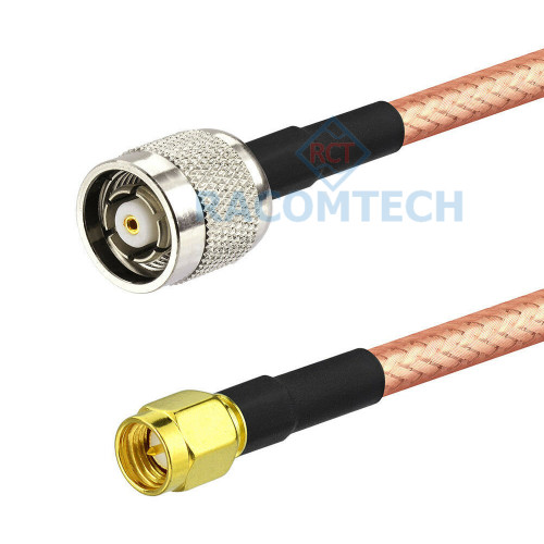  SMA male to RP-TNC male RG142 Mil-C17 Cable   RG142 cable TNC male to RP-TNC plug   DC-6GHz