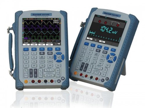 Hantek DSO8060 Five-in-one Handheld Oscilloscope  Characteristic 

DSO8060 Five-in-one Handheld Oscilloscope.Oscilloscope/DMM/ Spectrum Analyzer/Frequency Counter/Arbtrary Waveform generator. 


High Bandwidth 60MHz Oscilloscope ,and 6000 COUNTS high precision DMM.Seperated GND Reference.Hardware Frequency Counter.


Arbitrary Waveform Generator: 25Mz arbitrary waveform output, (sine wave can deliver up to 75 Mz) 200 MSa / s DDS, 12 bits of vertical resolution.

 