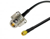 N female PM to RP-SMA male LL195 LMR195 equiv Coax Cable