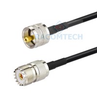  RG58 Cable   UHF/ Male - UHF/ female 