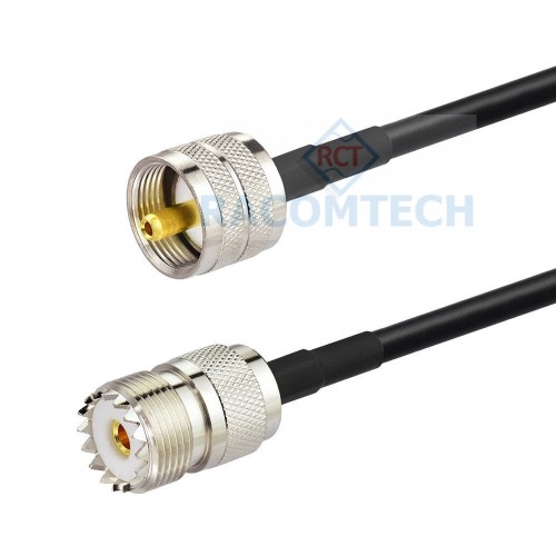  RG58 Cable   UHF/ Male - UHF/ female  Feature:

Impedance: 50 ohm
Low loss: 