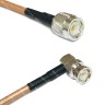 RG400 Mil-C17 Cable TNC male to BNC male - RG400 Mil-C17 Cable TNC male to BNC male