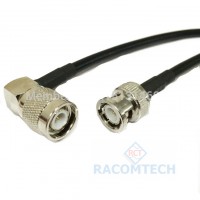  RG58 Cable  TNC/ male/RA - BNC/ male 