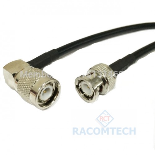  RG58 Cable  TNC/ male/RA - BNC/ male  Feature:

Impedance: 50 ohm
Low loss: 