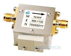 2GHz - 4GHz  Coaxial Ferrite Isolator 10W   2GHz - 4GHz  Ferrite Coaxial Isolator 120WFeatures:

Wide Frequency Bandwidth (30MHz)
Low VSWR (1.2:1)
Low Insertion Loss (0.3dB)
High Isolation between input and output (-23dB)
Integrated with 100W load 
