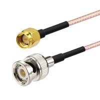 SMA male to BNC male RG316 Coax Cable  