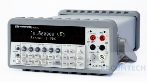 ARRAY M3500A 6 1/2 DIGIT MULTIMETER WITH USB ARRAY M3500A is a high performance 6 1/2-digit DMM. Both of the sampling rate and data transfer rate can achieve
2000 readings per second at 4 1/2 digit setting and it has a high accuracy of 0.0015% of readings at DC Voltage. It is
built in USB interface and can be used for temperature measurements. 