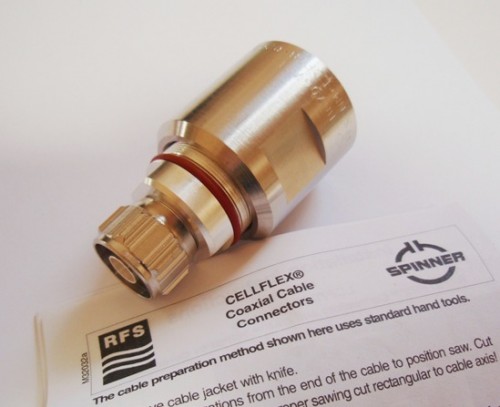 N type Plug (male) RFS NM-LCF78-0020  for RFS LCF7/8&quot;, Andrew LDF5-50 HELIAX  7/8&quot; Cable  Rapid Fit Jack 7/16 DIN type Connector for RFS LCF78-50 7/8" or LDF5-50 HELIAX Cable 50 ohm
Model:NM-LCF78-0020