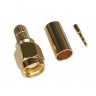 SMA Male Crimp Connector for LMR200 RG58 Cables  - SMA Male Crimp Connector for LMR200 RG58 Cables 