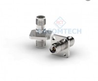 2.92mm Female to 2.92mm Female 4-Hole Flange Adapter 40 GHz 