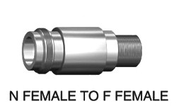 N  type female (75 ohm)  to F type female adapter 75ohm N type female to F series female adapter 75 ohm
Match to the F plug of Foxtel PCT-TRSF-6L