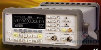 ARRAY U6200AGC  6GHz  - GPIB The ARRAY U6200A universal counter, whose production procedures conform to ISO 9001, has frequency resolution of 12 digits per second (Figure-1), 40 ps time interval resolution and a complete set of test and analysis features. The standard U6200A’s CH3 comes with the range from 375 MHz to 6GHz and the standard CH1 & 2 from 1 mHz to 400 MHz.