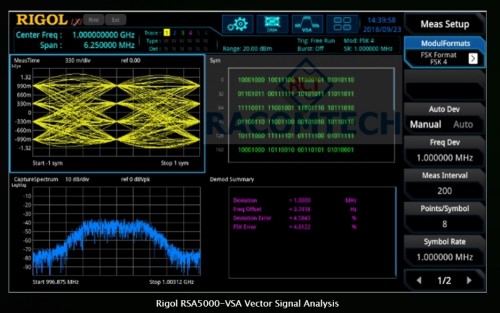 RSA5000-VSA -  Vector Signal Analysis Application Vector Signal Analysis Measurement Application for the RSA5000 series