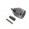 RP-N type  Crimp Connector  for  Cable RG58 RG142 - RP-N type  Crimp Connector  for  Cable RG58 RG142