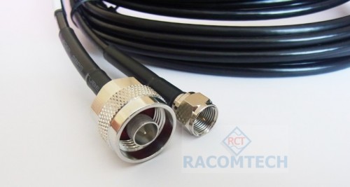 N Male to BNC Male LMR240-75 Times Microwave Coax Cable Feature:

Impedance: 75 ohm
Low loss: 