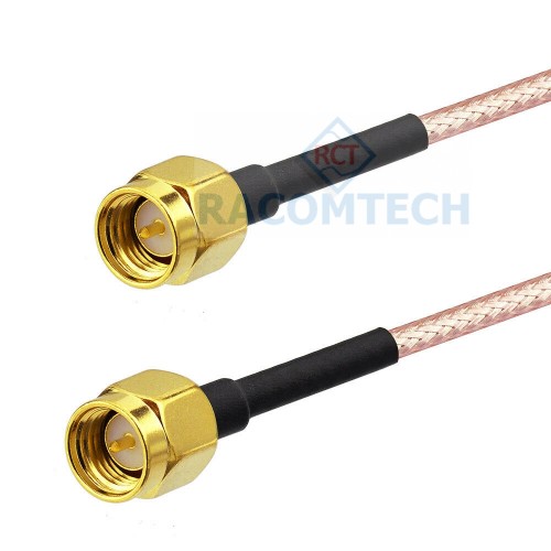SMA male to SMA male RG316 Coax Cable  RG316 flexible 50 Ohm coax cable with FEP jacket is rated for a 3 GHz maximum operating frequency. This 50 Ohm 0.098 inch diameter and flexible coax cable is built with a shield count of 1.
