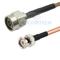 RG142 Mil17/60 Cable   N / Male - BNC   male