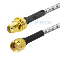 SMA male to SMA female RG402 Semi Flexible Cable