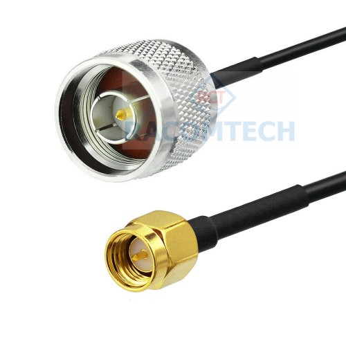 N male to SMA male LMR100  Coaxial  Cable  RoHS Impedance: 50 ohm,
Low loss: 