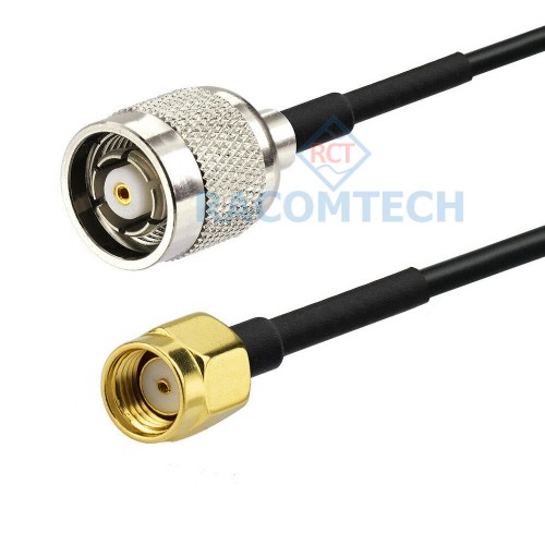 RP-TNC male to RP-SMA male LMR100  Coaxial  Cable  RoHS Impedance: 50 ohm,
Low loss: 