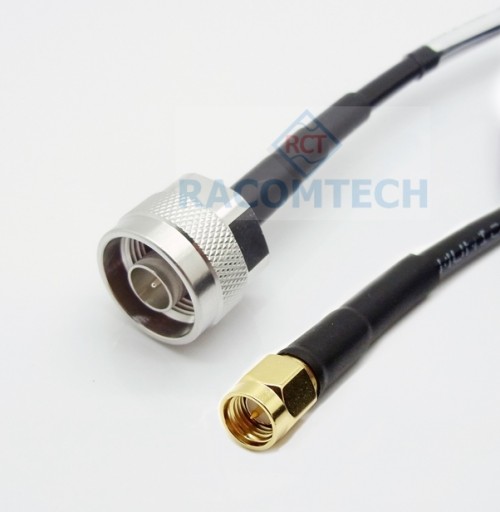N male to SMA male LMR240 Times Microwave Coaxial Cable  Feature:

Impedance: 50 ohm
Low loss: 