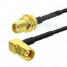  RG223 Cable SMA male (RA) to SMA female -  RG223 Cable SMA male (RA) to SMA female