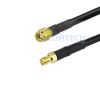 RP-SMA-male to RP-SMA female LMR240 Times Microwave Coaxial Cable