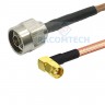  RG142 cable N (M) to SMA (M) (RA) -  RG142 cable N (M) to SMA (M) (RA)